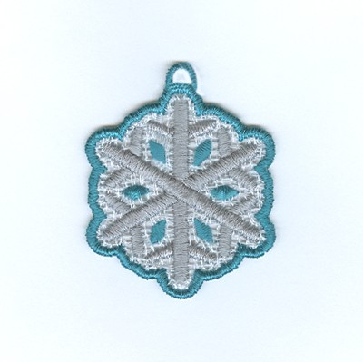 Snowflake Charm Machine Embroidery Design