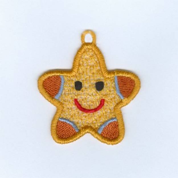 Picture of Star Charm Machine Embroidery Design