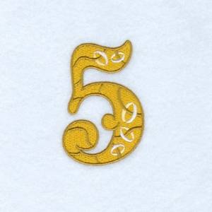 Picture of Five Golden Rings Machine Embroidery Design