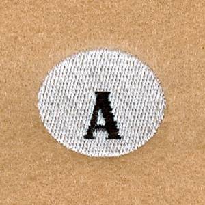 Picture of Snowball Alphabet A Machine Embroidery Design