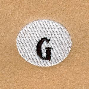 Picture of Snowball Alphabet G Machine Embroidery Design