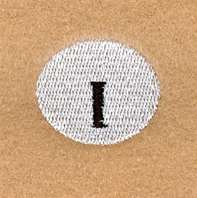 Snowball Alphabet I Machine Embroidery Design