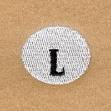 Picture of Snowball Alphabet L Machine Embroidery Design