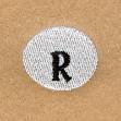 Picture of Snowball Alphabet R Machine Embroidery Design