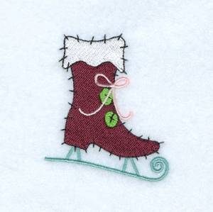 Picture of Winter Skate Machine Embroidery Design