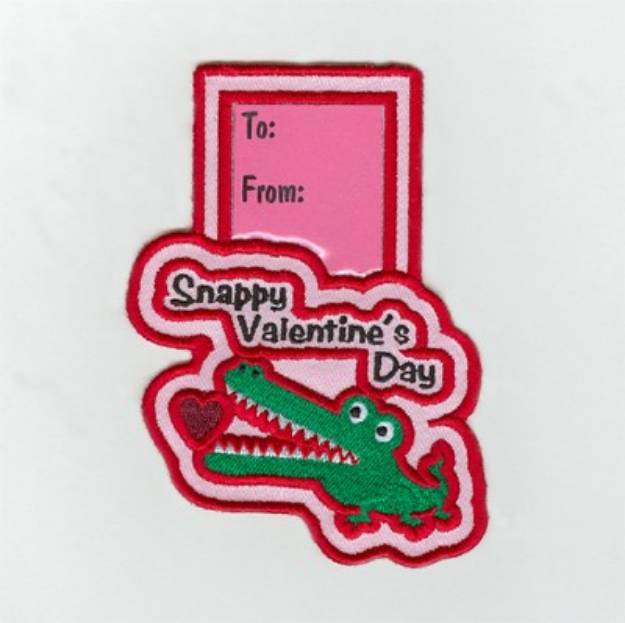 Picture of Snappy Valentines Day Machine Embroidery Design