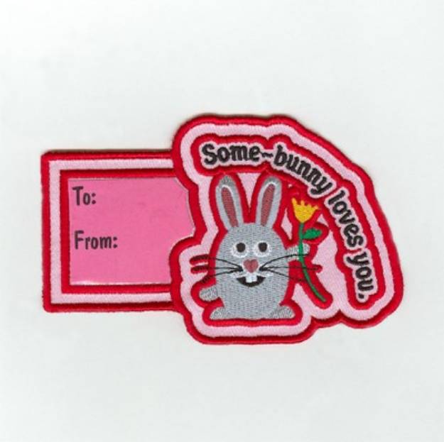 Picture of Some-Bunny Loves You Machine Embroidery Design