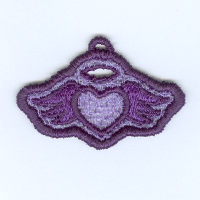Angel Lace Charm Machine Embroidery Design