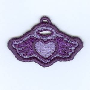 Picture of Angel Lace Charm Machine Embroidery Design
