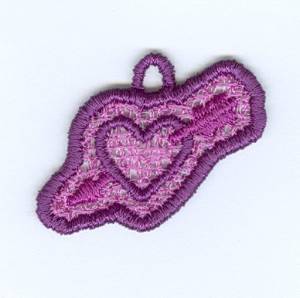 Picture of Arrow Lace Charm Machine Embroidery Design