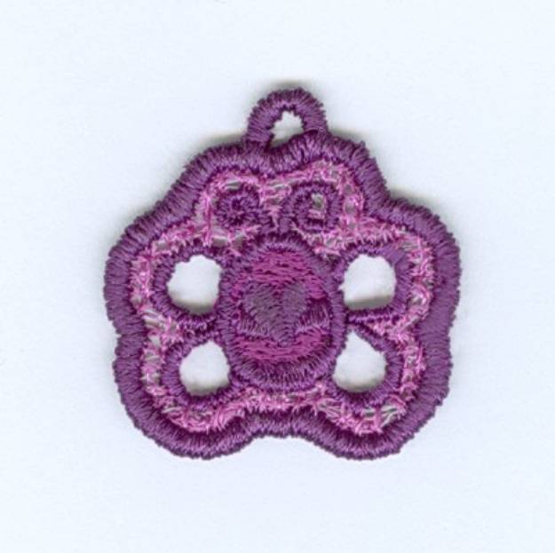 Picture of Bee Lace Charm Machine Embroidery Design