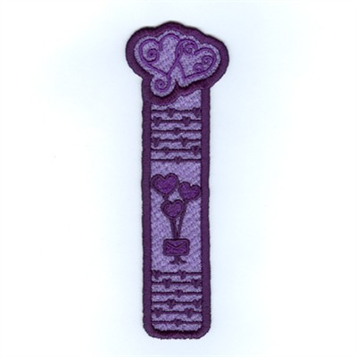 Balloon Lace Bookmark Machine Embroidery Design