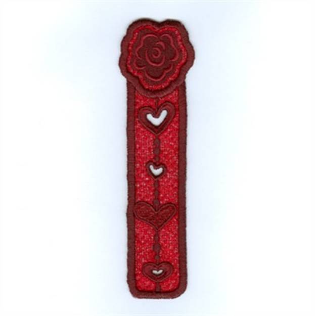 Picture of Flower Lace Bookmark Machine Embroidery Design