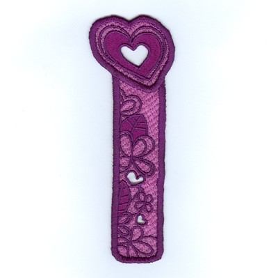 Whimsy Lace Bookmark Machine Embroidery Design