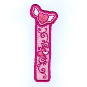 Picture of Heart Lace Bookmark Machine Embroidery Design