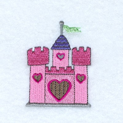 Fairy Tale Castle Machine Embroidery Design