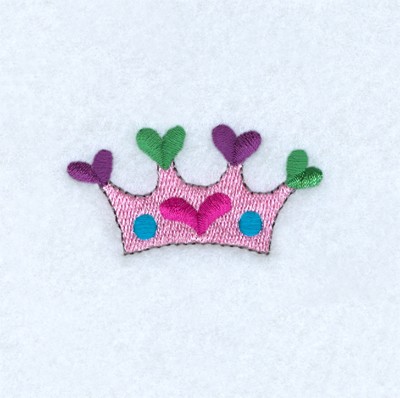 Fairy Tale Crown Machine Embroidery Design