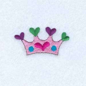 Picture of Fairy Tale Crown Machine Embroidery Design