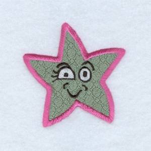 Picture of Sneaky Star Machine Embroidery Design