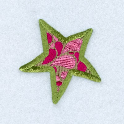 Funky Star Machine Embroidery Design