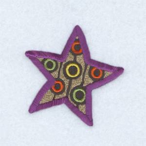 Picture of Funky Star Machine Embroidery Design