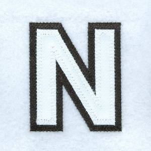 Picture of Applique Block Font Machine Embroidery Design