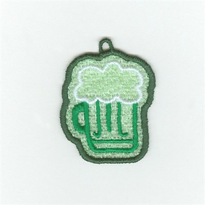 Irish Beer Charm Machine Embroidery Design