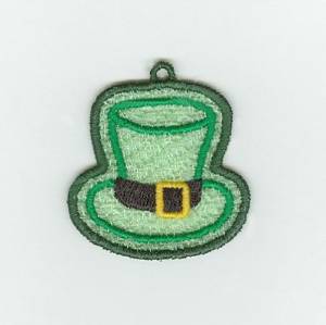 Picture of Irish Hat Charm Machine Embroidery Design