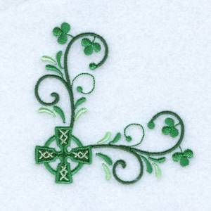 Picture of Irish Cross Corner Machine Embroidery Design