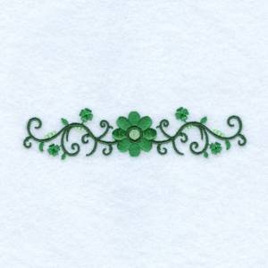 Picture of Irish Flower Line Machine Embroidery Design