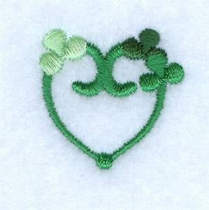 Picture of Irish Heart Icon Machine Embroidery Design