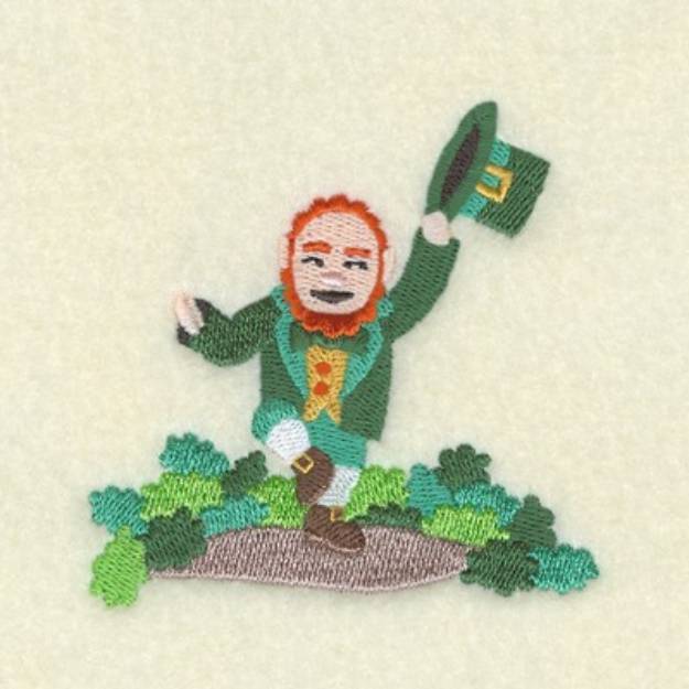 Picture of Lucky Dancing a Jig Machine Embroidery Design