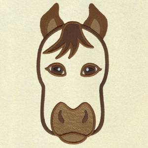 Picture of Horse Face Machine Embroidery Design