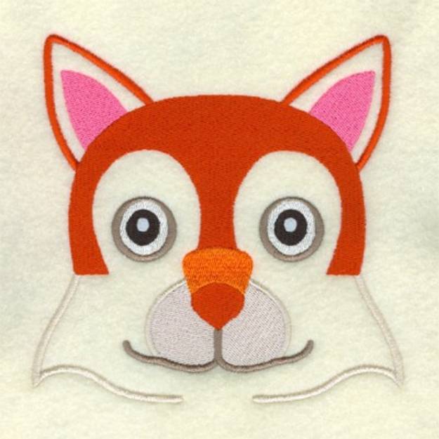 Picture of Fox Face Machine Embroidery Design