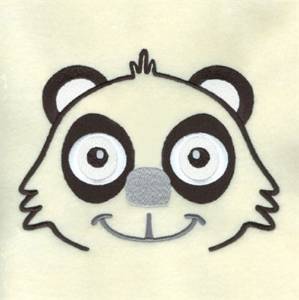 Picture of Panda Face Machine Embroidery Design