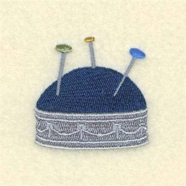 Picture of Antique Pin Cushion Machine Embroidery Design