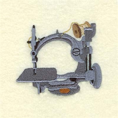 Antique Sewing Machine Machine Embroidery Design