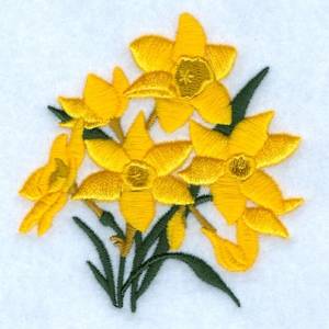 Picture of Jonquils Machine Embroidery Design