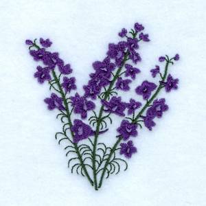 Picture of Larkspur Machine Embroidery Design