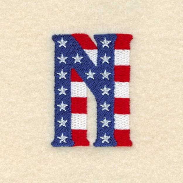 Picture of Patriotic N Machine Embroidery Design