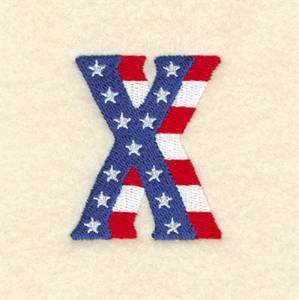Picture of Patriotic X Machine Embroidery Design