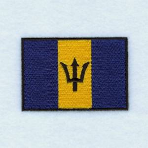 Picture of Barbados Flag Machine Embroidery Design