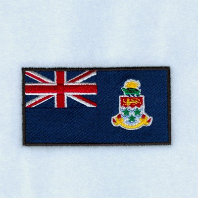 Cayman Islands Flag Machine Embroidery Design