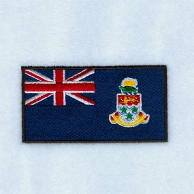 Picture of Cayman Islands Flag Machine Embroidery Design