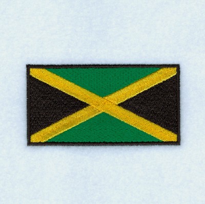 Jamaica Flag Machine Embroidery Design