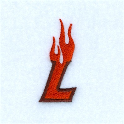 Flame L Machine Embroidery Design