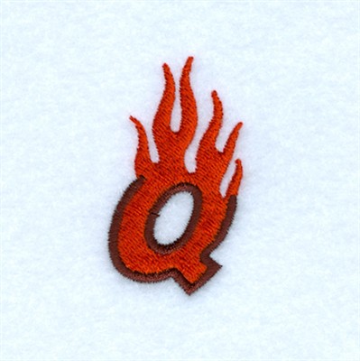 Flame Q Machine Embroidery Design