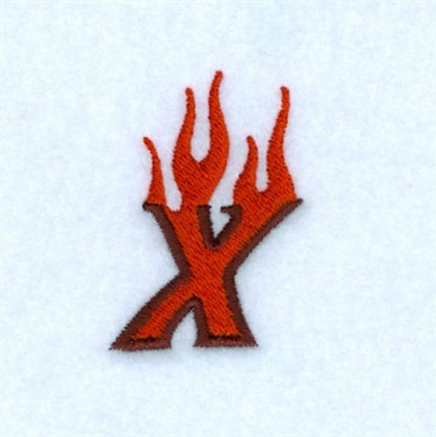Picture of Flame X Machine Embroidery Design