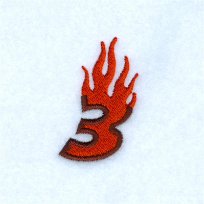 Flame 3 Machine Embroidery Design