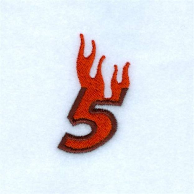 Picture of Flame 5 Machine Embroidery Design
